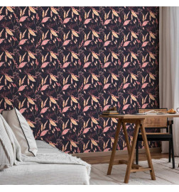 Papel pintado - Pink Grasses