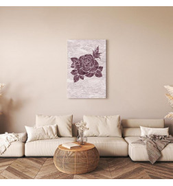 Canvas Print - Splinters of Love (1 Part) Vertical