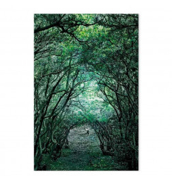 Canvas Print - Green Pergola (1 Part) Vertical