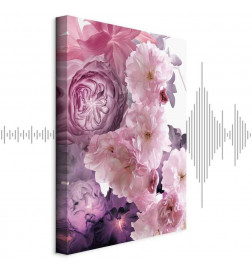 Cuadro - Garden of Floral Scents (1-part) - Nature in Shades of Pink