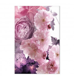 Tablou - Garden of Floral Scents (1-part) - Nature in Shades of Pink