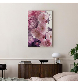 Cuadro - Garden of Floral Scents (1-part) - Nature in Shades of Pink