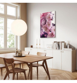 Tablou - Garden of Floral Scents (1-part) - Nature in Shades of Pink
