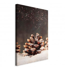 Slika - Winter Pine Cone (1 Part) Vertical