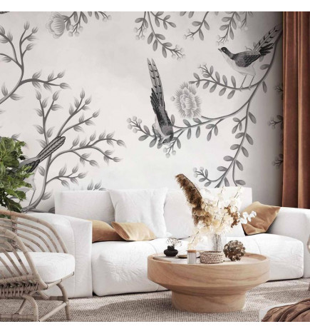 Mural de parede - Birds in the Garden - Third Variant