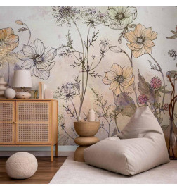 Wall Mural - Day in the Meadow - First Variant