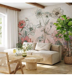 Wall Mural - Day in the Meadow - Third Variant