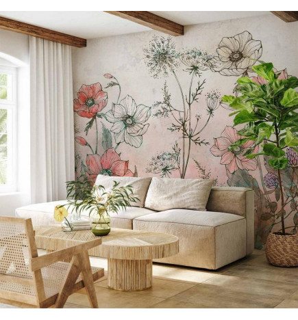 Wall Mural - Day in the Meadow - Third Variant