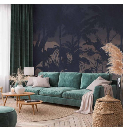 Fotobehang - Jungle at Night