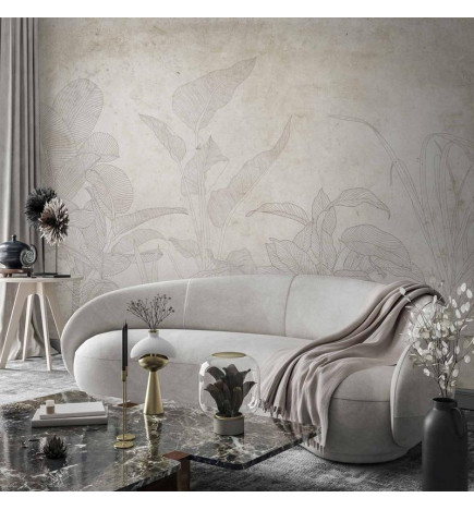 Fototapet - Subtle Exotic Plants