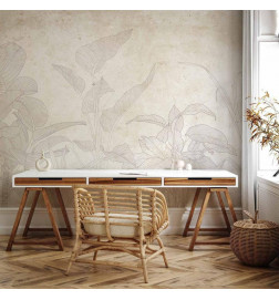 Fototapet - Subtle Exotic Plants