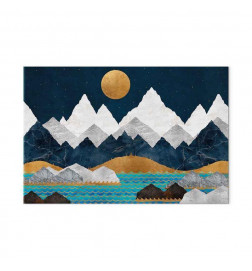 Quadro - Night in the Mountains (1 Part) Wide