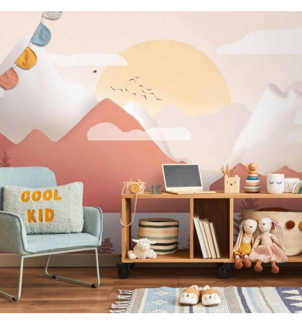 Mural de parede - Landscape at Sunset - First Variant