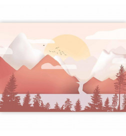 Mural de parede - Landscape at Sunset - First Variant