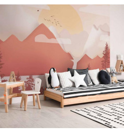 Wall Mural - Landscape at Sunset - First Variant