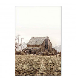 Leinwandbild - Abandoned Ranch (1 Part) Vertical