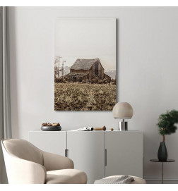 Schilderij - Abandoned Ranch (1 Part) Vertical