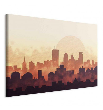 Schilderij - Heat of the City (1 Part) Wide