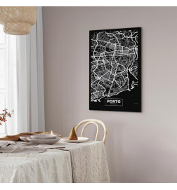 Tableau - Negative Map: Porto (1 Part) Vertical