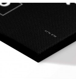 Cuadro - Negative Map: Porto (1 Part) Vertical