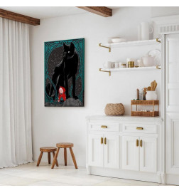 Canvas Print - Red Riding Hood (1 Part) Vertical