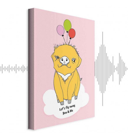 Paveikslas - Soaring Pig (1 Part) Vertical