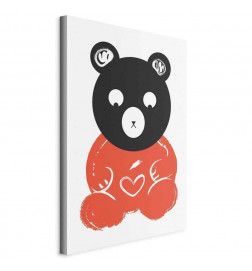 Quadro - Thoughtful Bear (1 Part) Vertical