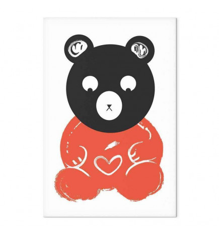 Paveikslas - Thoughtful Bear (1 Part) Vertical