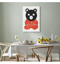 Seinapilt - Thoughtful Bear (1 Part) Vertical