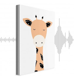 Quadro - Funny Giraffe (1 Part) Vertical