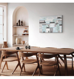 Quadro - Colorful Town (1 Part) Wide