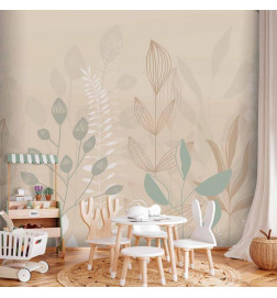 Fototapete - Pastel and Beige Glade