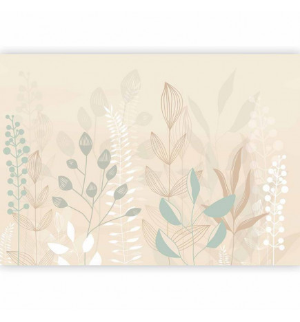 Fototapete - Pastel and Beige Glade