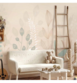 Fotomural - Pastel and Beige Glade