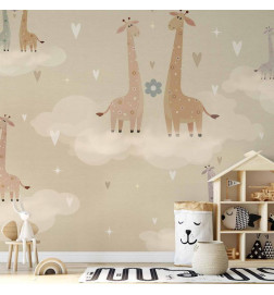 Fototapeta - Giraffes in Love