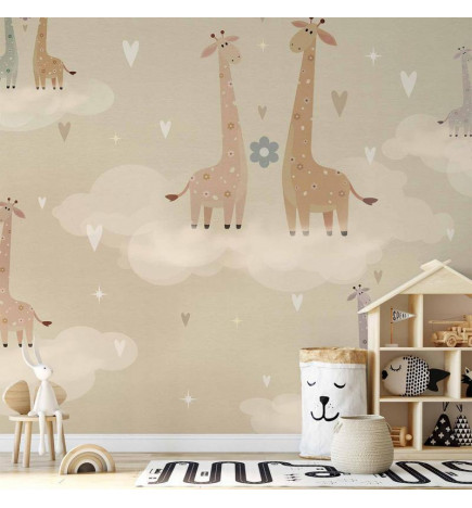 Fototapetti - Giraffes in Love