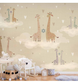 Fototapeet - Giraffes in Love