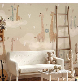 Carta da parati - Giraffes in Love