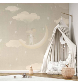 Wall Mural - Mouse on the Moon