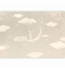 Fototapetas - Mouse on the Moon