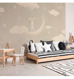 Wall Mural - Mouse on the Moon