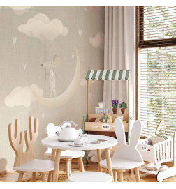 Mural de parede - Mouse on the Moon