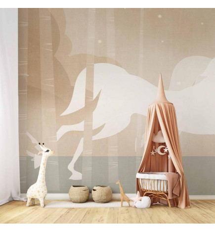 Papier peint - Rushing Steeds