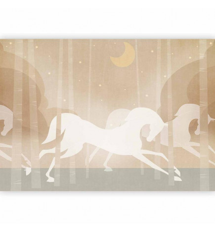 Fototapet - Rushing Steeds