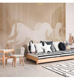 Mural de parede - Rushing Steeds