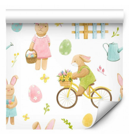 Behang - Bunny Idyll