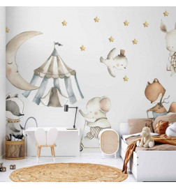 Wall Mural - Animals for Children (Watercolour)