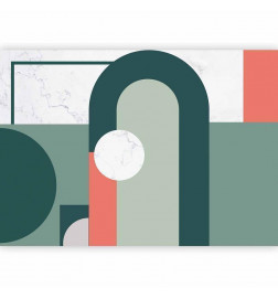 Fototapetti - Geometric Pattern With Marble Motif