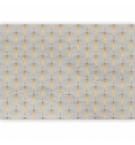 Wall Mural - Linear Pattern With Gold