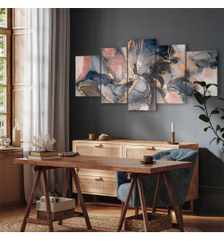 Schilderij - Sentimental Journey (5 Parts) Wide